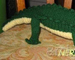 Crochet crocodile