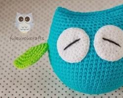 How to crochet an owl diagram and description