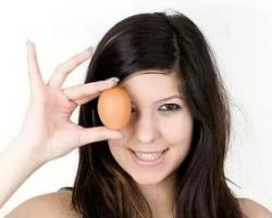 Facial masks with egg white